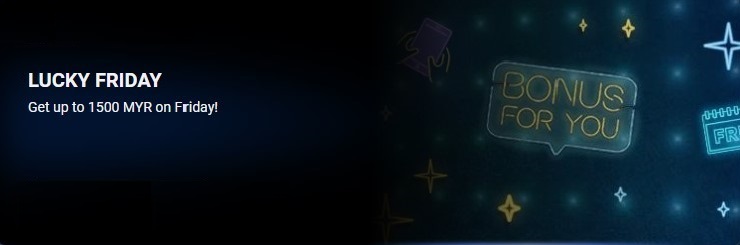 1xBet lucky friday bonus