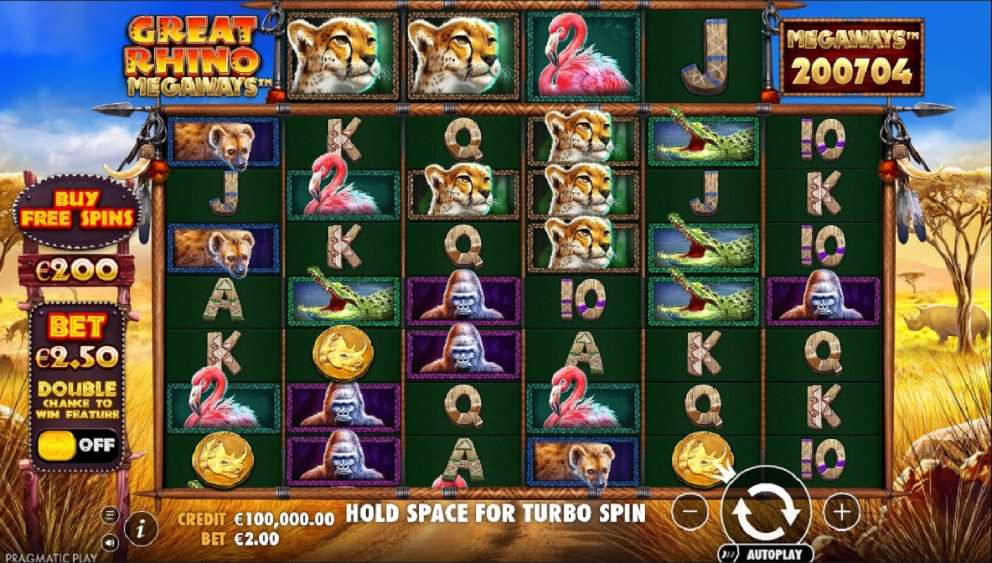 Great Rhino Megaways online slot Malaysia