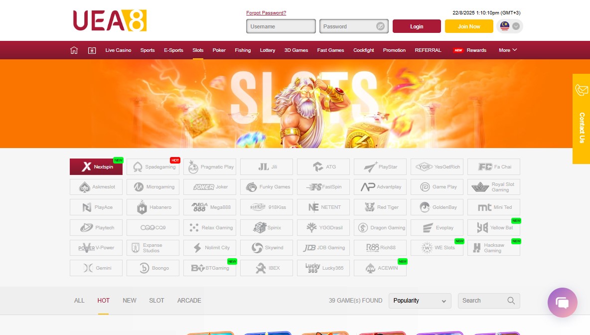 Slot games
