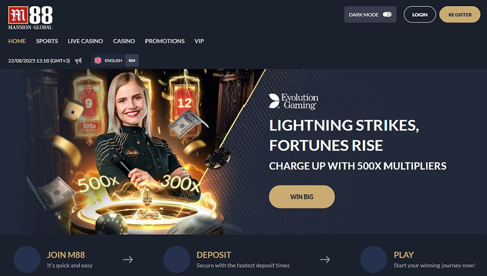 Casino homepage